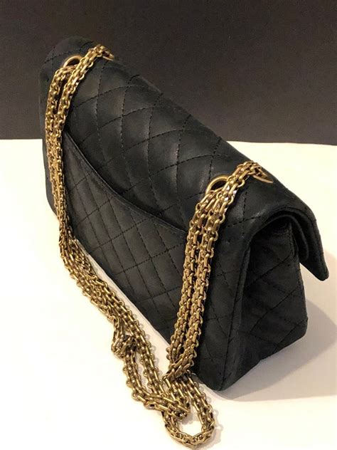 chanel quilted bag with gold chain|The Ultimate Guide to the Chanel 2.55 Reissue Flap.